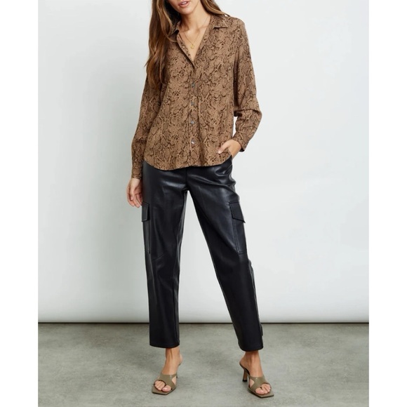 Rails Noemi Top in Brown Snakeskin - Picture 2 of 13